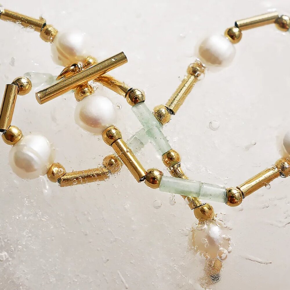 bohme Gold Kallie Necklace/NWT - Picture 2 of 8